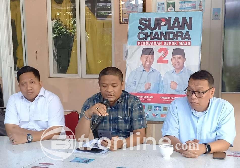 Tim Supian-Chandra Klaim Kemenangan di Pilkada Depok, Tegaskan Tidak Akan Toleransi Ketidakakuratan Rekapitulasi Suara