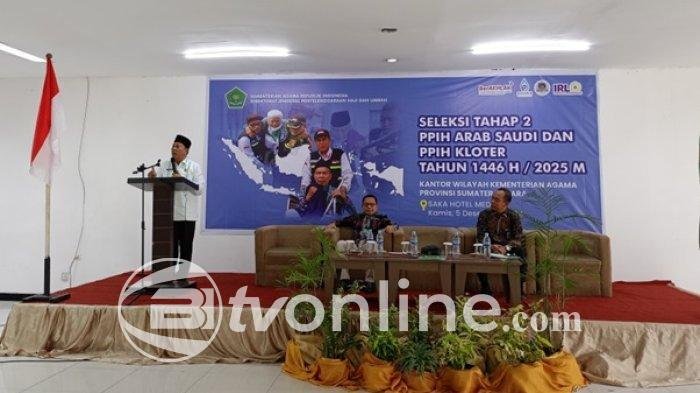 Kemenag Sumut Buka Rekrutmen Petugas Penyelenggara Ibadah Haji (PPIH) 2024 Tahap 2 di Medan
