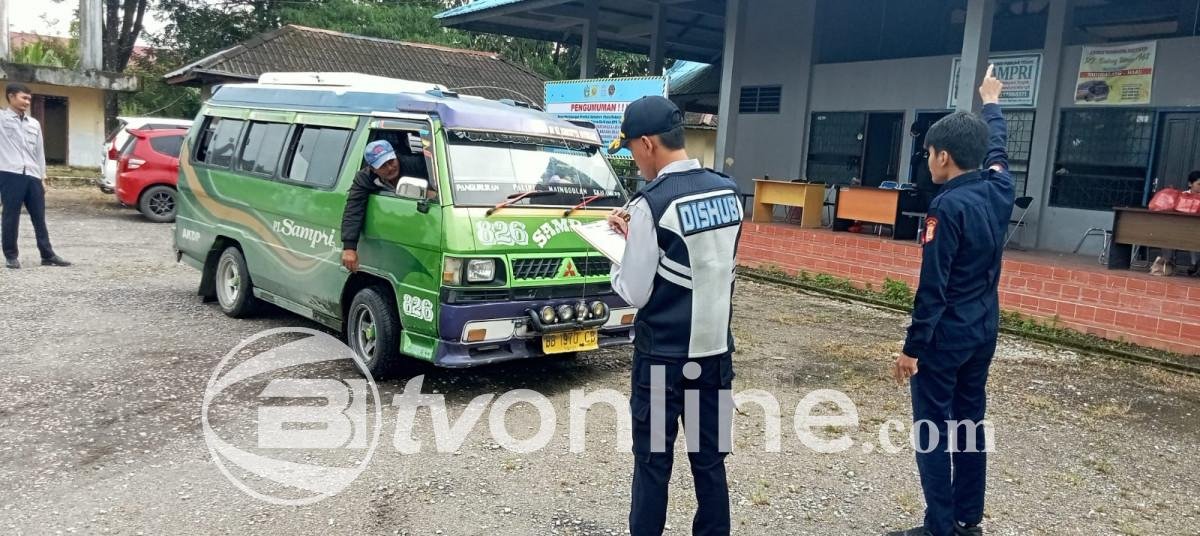 Inspeksi Keselamatan Angkutan Umum di Dairi Jelang Libur Natal dan Tahun Baru 2025
