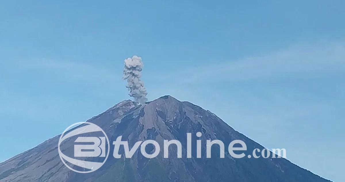 Gunung Semeru Erupsi Terus Menerus dari Selasa Pagi ,Status Waspada Diperpanjang