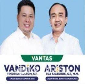 Vandiko Gultom-Ariston Sidauruk Unggul di Pilkada Samosir 2024 dengan 51.100 Suara