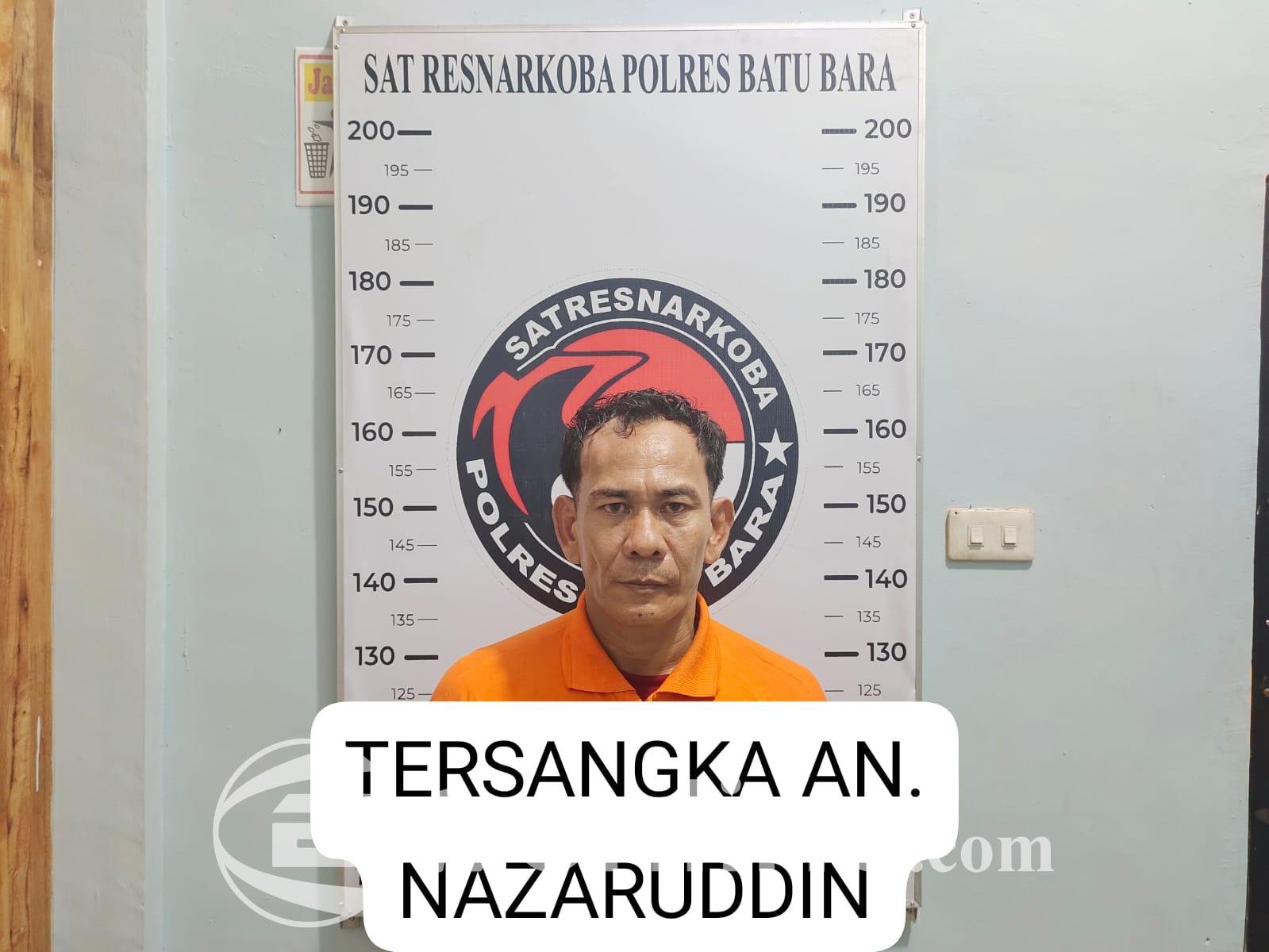 Polres Batu Bara Tangkap Nazaruddin dengan 11,51 Gram Sabu, Sasar Bandar Narkotika Berinisial IP