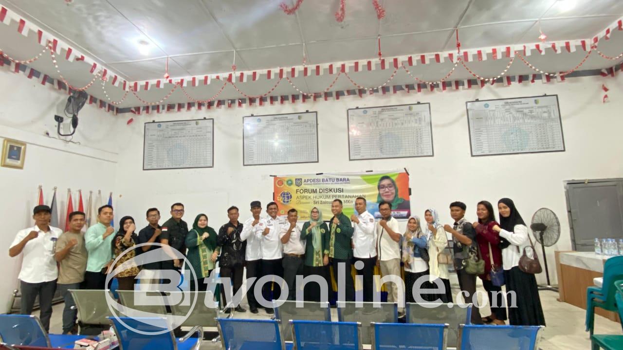 Kepala Desa Se-Kabupaten Batu Bara Ikuti Forum Diskusi Hukum Pertanahan untuk Tingkatkan Pemahaman Hukum di Desa