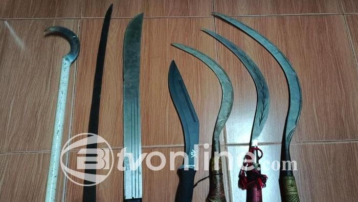 Polisi Gagalkan Tawuran Remaja Bersajam di Asahan, Senjata Tajam Diamankan