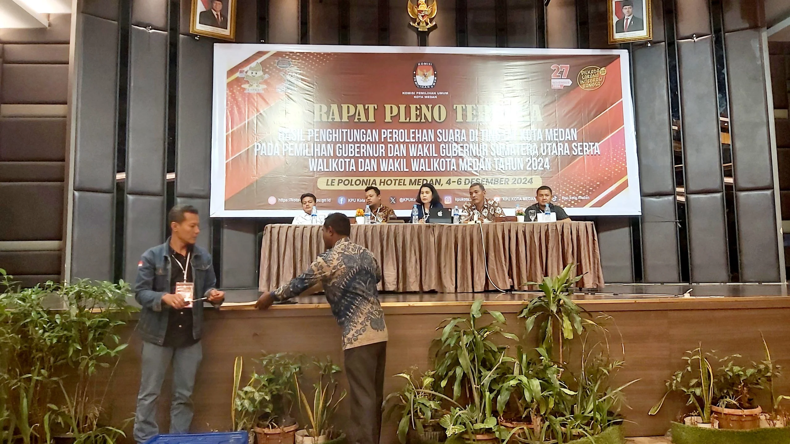 Rico Waas dan Zakiyuddin Harahap Raih Suara Terbanyak dalam Rekapitulasi Pemilihan Wali Kota Medan 2024