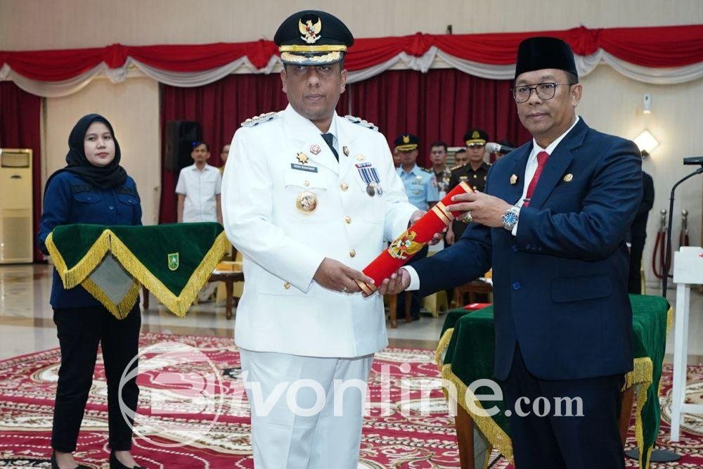 Roni Rakhmat Resmi Dilantik Sebagai Pj Wali Kota Pekanbaru Setelah Risnandar Terjerat OTT KPK