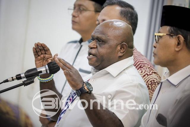 Menteri HAM Natalius Pigai Silaturahmi ke PBNU, Bahas Peningkatan Kesadaran HAM dan Iklim Usaha Berbasis HAM