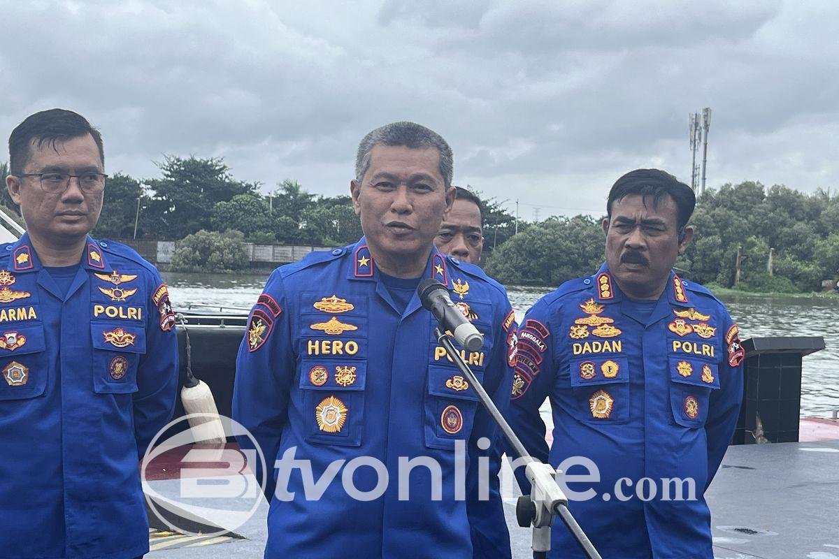 Polri Batal Cabut Pagar Laut di Karang Serang, Tangerang, Akibat Cuaca Buruk