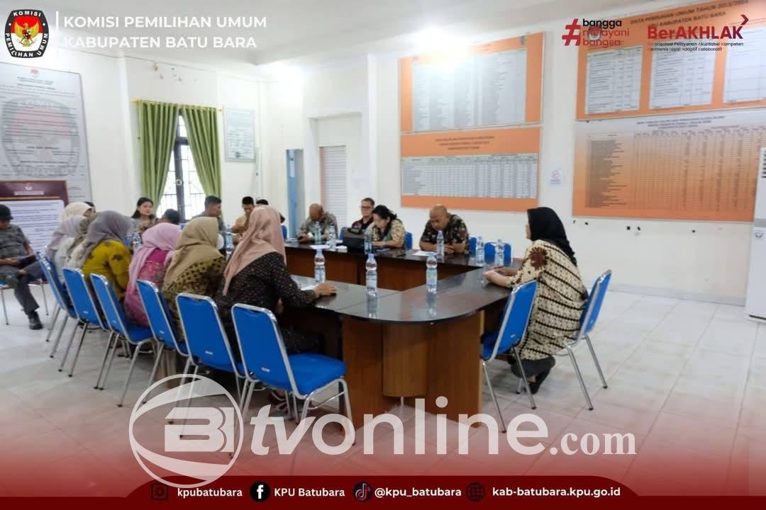 KPU Kabupaten Batu Bara Gelar Rapat Koordinasi Untuk Tingkatkan Disiplin dan Kerja Sama di Tahun 2025