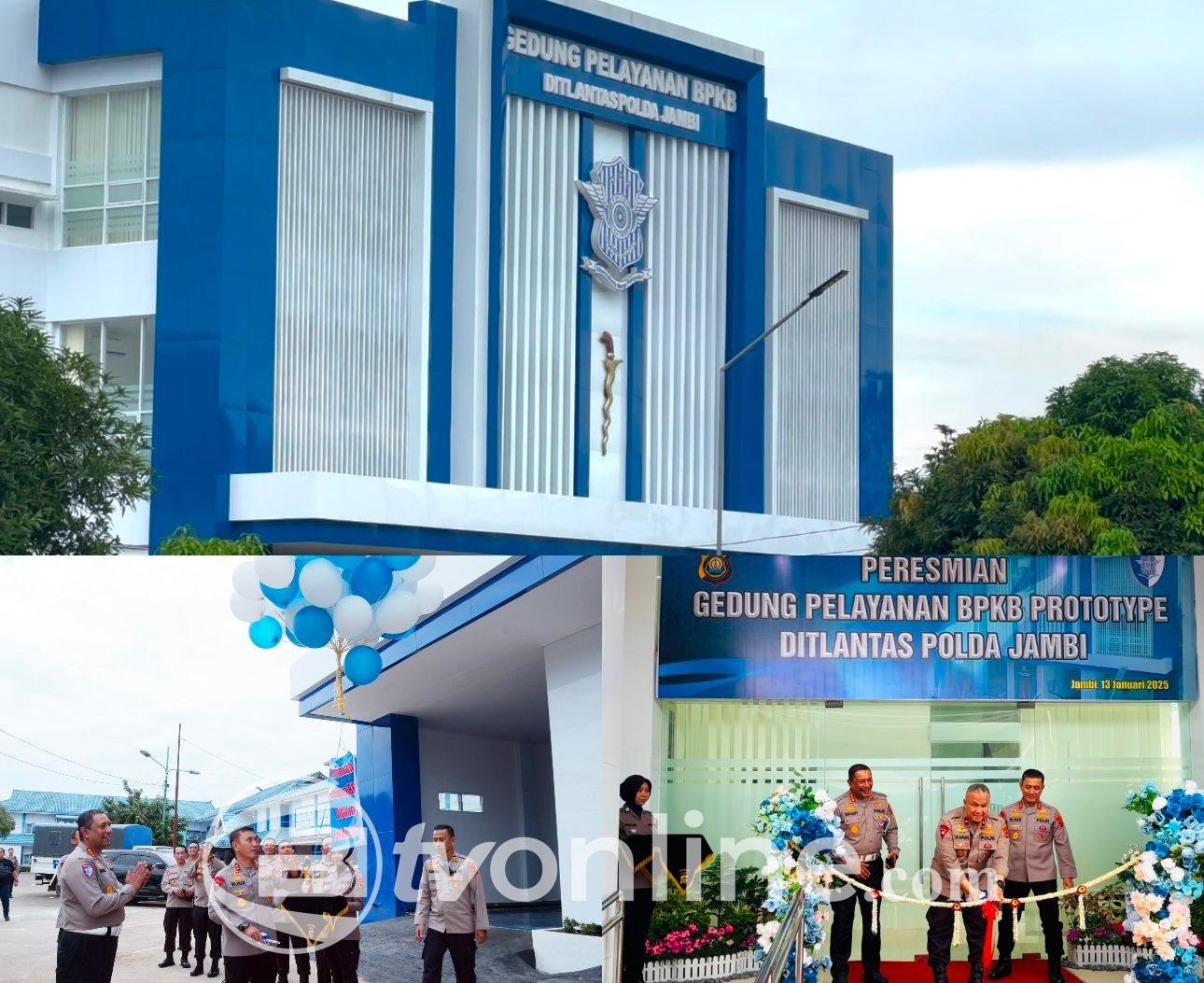 Gedung Pelayanan BPKB Ditlantas Polda Jambi Diresmikan Kapolda Jambi, Ini Fungsinya