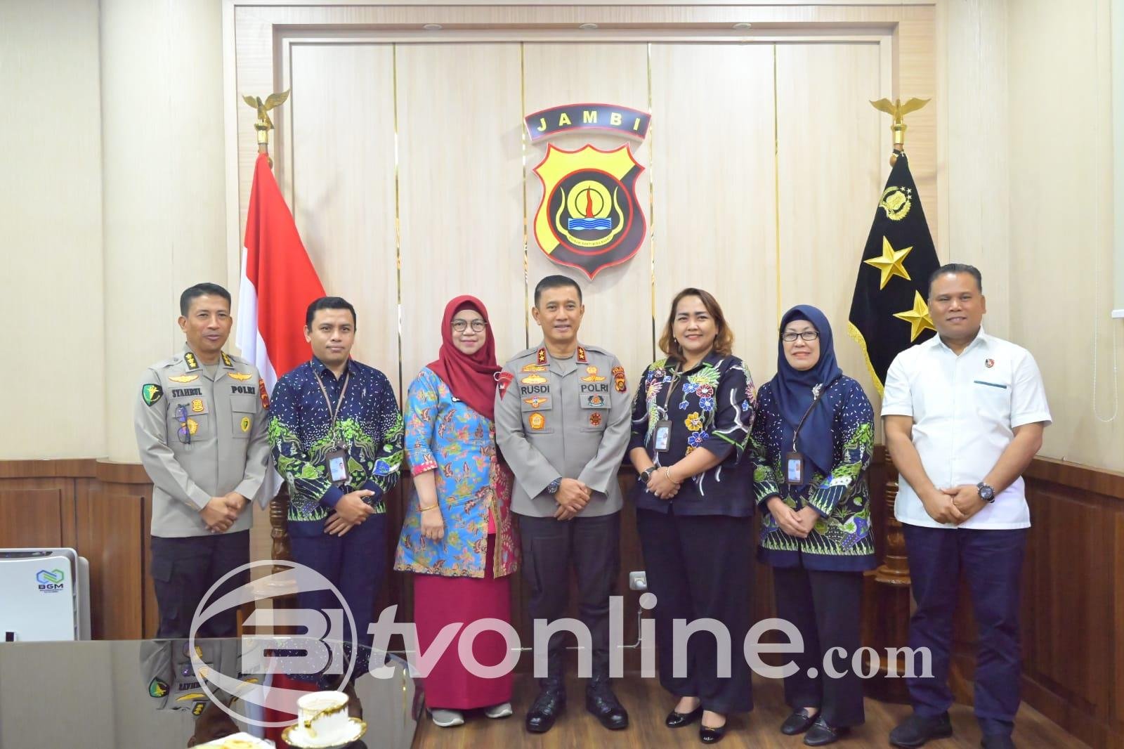 Kapolda Jambi Silaturahmi dengan BPOM Jambi Bahas Kerja Sama Pengawasan Obat dan Makanan