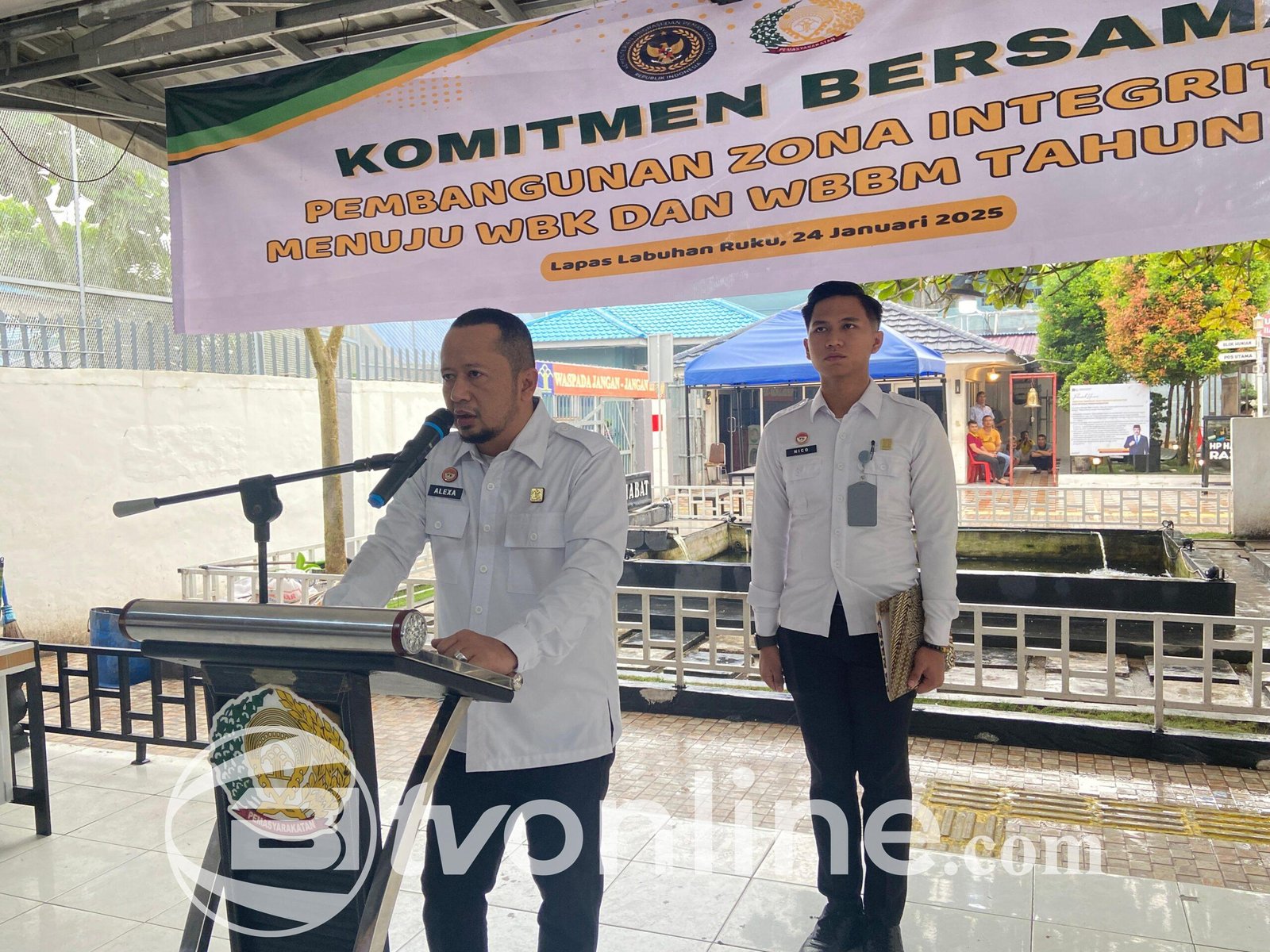 Kalapas Ajak Semua Pihak Wujudkan WBK dan WBBM Lewat Penandatanganan Komitmen Bersama