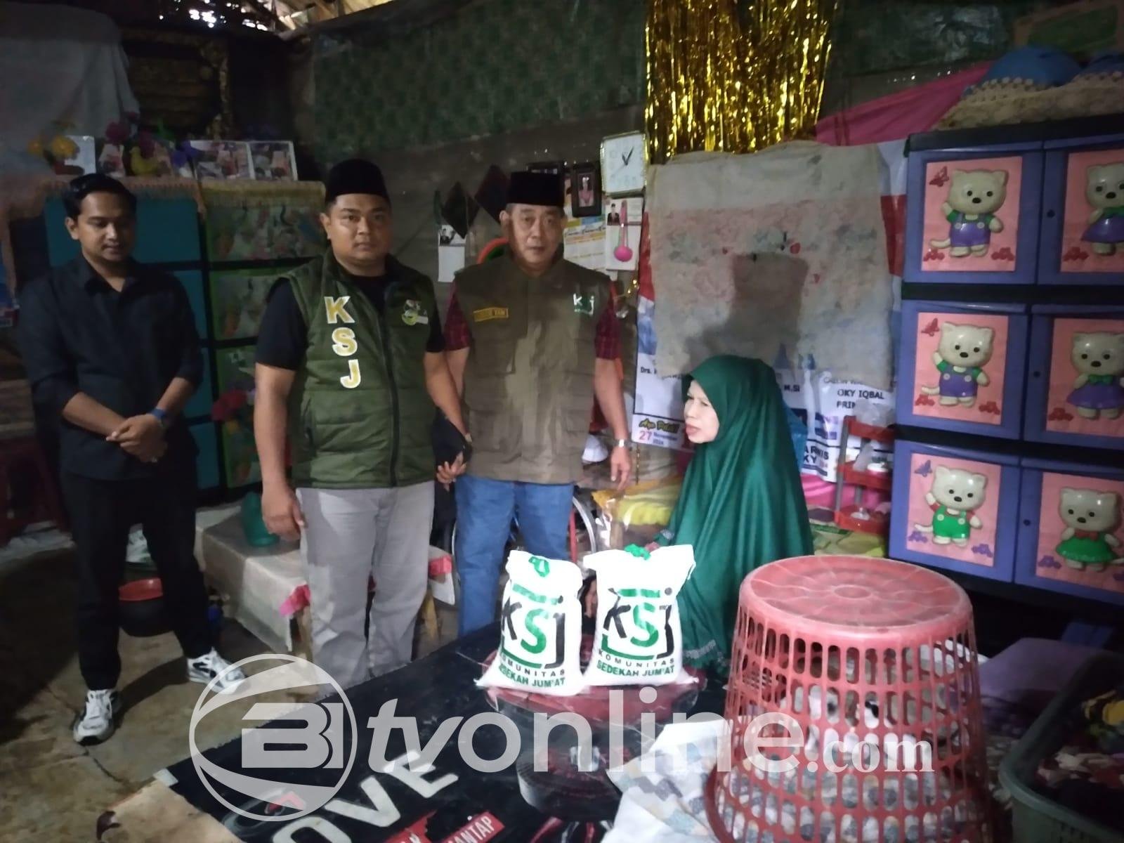 Ketua Umum KSJ dan Tim Kunjungi Rumah Nek Mariah, Warga Lansia Dhuafa  Di Batubara
