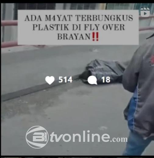 Penemuan Sosok Misterius di Flyover Pulo Brayan, Medan, Diduga Hanya Hoaks