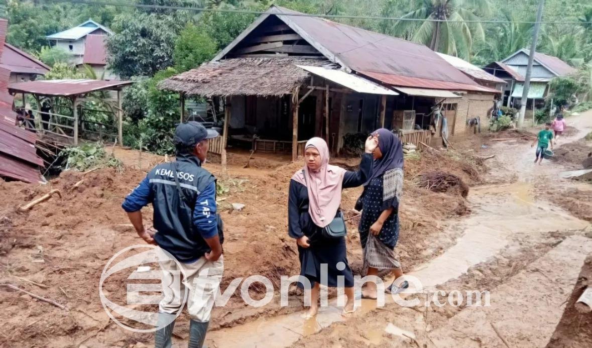 Kemensos Kirim Tim Tagana dan Logistik untuk Korban Longsor di Mamuju, Empat Tewas dan Empat Luka