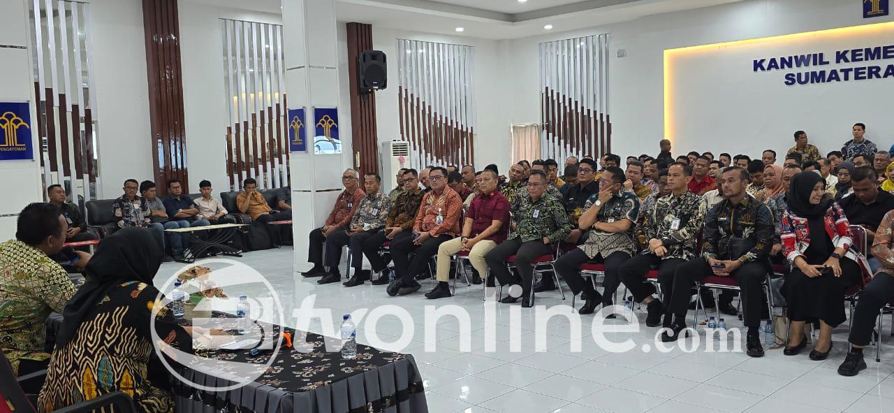 Wujudkan Pelayanan Prima, Lapas Kelas IIA Labuhan Ruku Ikuti Evaluasi Pengadaan Bama