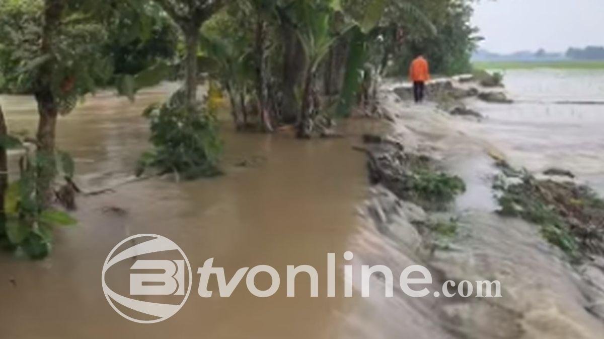 Banjir Terjang Majalengka, 51 Rumah dan 235 Hektare Sawah Terendam, 5 Tanggul Jebol