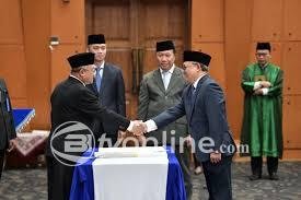 E. Aminudin Aziz Resmi Dilantik Sebagai Kepala Perpustakaan Nasional RI
