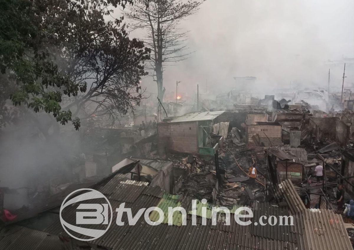 Kebakaran Melanda Permukiman di Kemayoran Jakarta Pusat! , 1.797 Jiwa Mengungsi