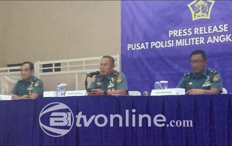 TNI AL Serahkan Tiga Anggota Terduga Pembunuh Bos Rental Mobil ke Oditurat Militer