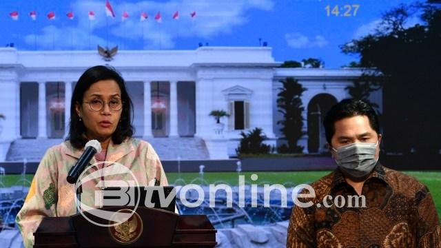Menteri Keuangan Sri Mulyani dan Menteri BUMN Erick Thohir Rapat Tertutup di Kementerian ESDM, Tak Bahas Isu Terkini