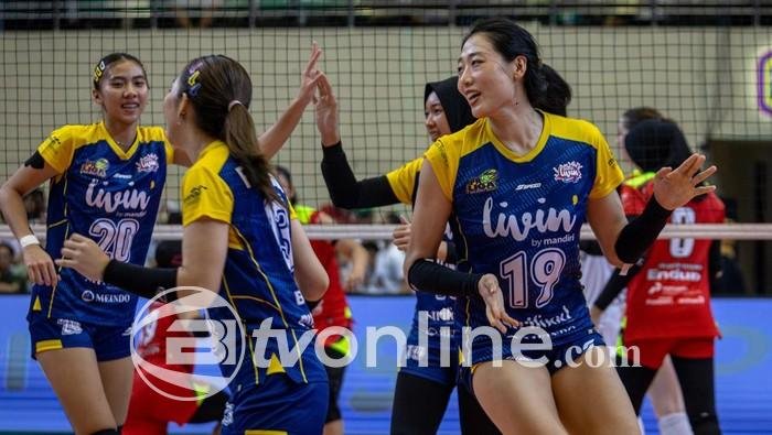 Livin Mandiri Jakarta dan Samator Surabaya Menang Ketat di Proliga 2025