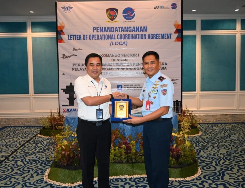 Dankosek I Tandatangani Letter of Coordination Agreement (LOCA) antara Kosek I dan LPPNPI Cabang Medan