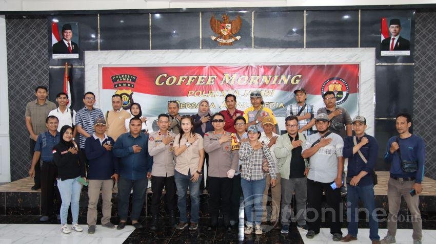Polresta Jambi &ndash; Awak Media Coffe Morning