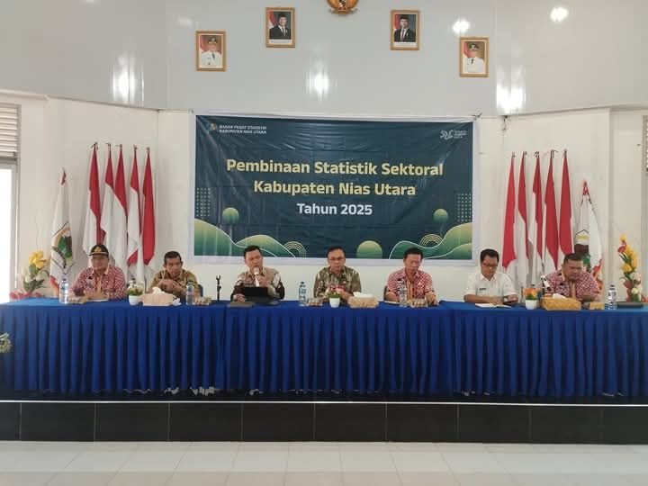 Focus Grup DIiscussion (FGD) Penyusunan PublikasiI Kabupaten Nias Utara Dalam Angka Tahun 2025.