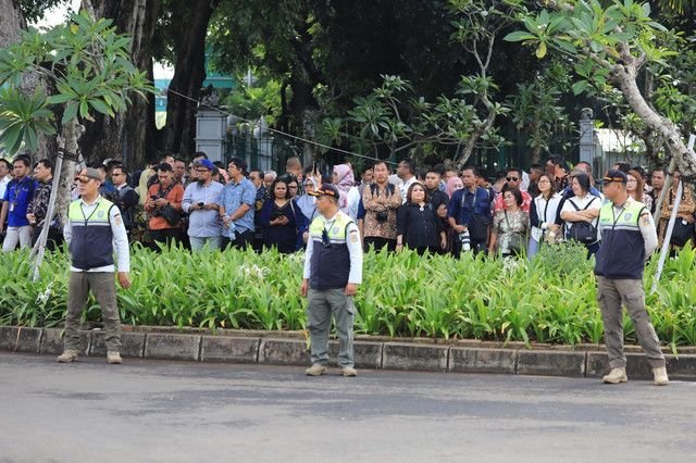 Polres Jakarta Pusat Amankan Demo BEM SI di Patung Kuda, 588 Personel Dikerahkan