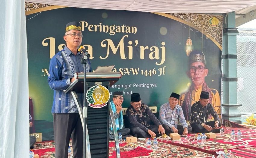 Lapas Kelas IIA Labuhan Ruku Peringati Isra Mi&rsquo;raj Nabi Muhammad SAW 1446 H