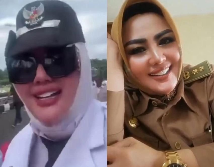 Klarifikasi Wiwin Komalasari, Kades Gunung Menyan yang Viral Tertawa Saat Terima Nasi Kotak