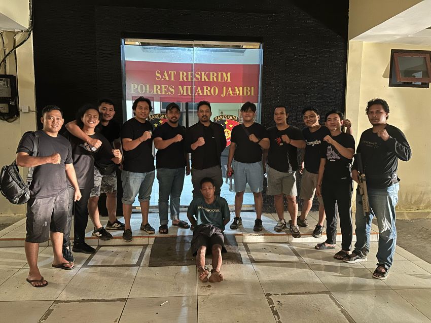 Akhirnya Zulkarnain Alias Zul berhasil diamankan polres Muaro Jambi!