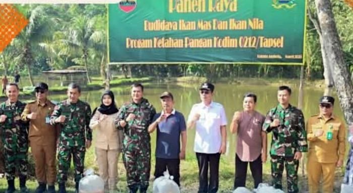Bupati Gus Irawan Pasaribu Diskusikan Swasembada Ikan dengan Pangkogabwilhan I, Letjen TNI Kunto Arif Wibowo di Tapanuli Selatan