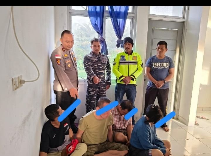 Lanal Nias Bersama Polres Nias Amankan Tersangka Penyalahgunaan Narkoba Jenis Sabu!