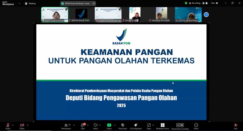 Sosialisasi Keamanan Pangan di Banda Aceh: Pentingnya Keamanan Pangan dari &ldquo;Farm to Table&rdquo;