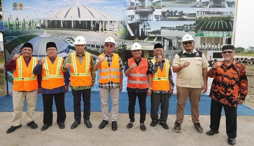 Prof. Muhadjir Effendy Tinjau Progres Pembangunan Arena Muktamar Muhammadiyah 2027 di UMSU