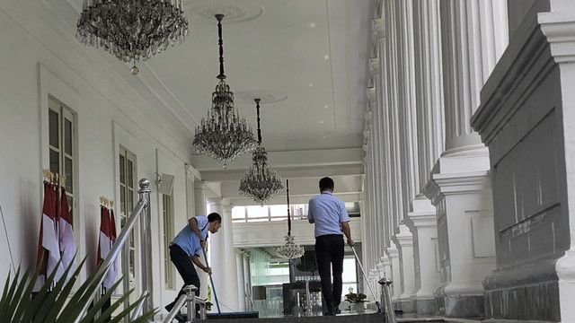 Istana Merdeka Bersolek Jelang Open House Presiden Prabowo Usai Salat Idul Fitri