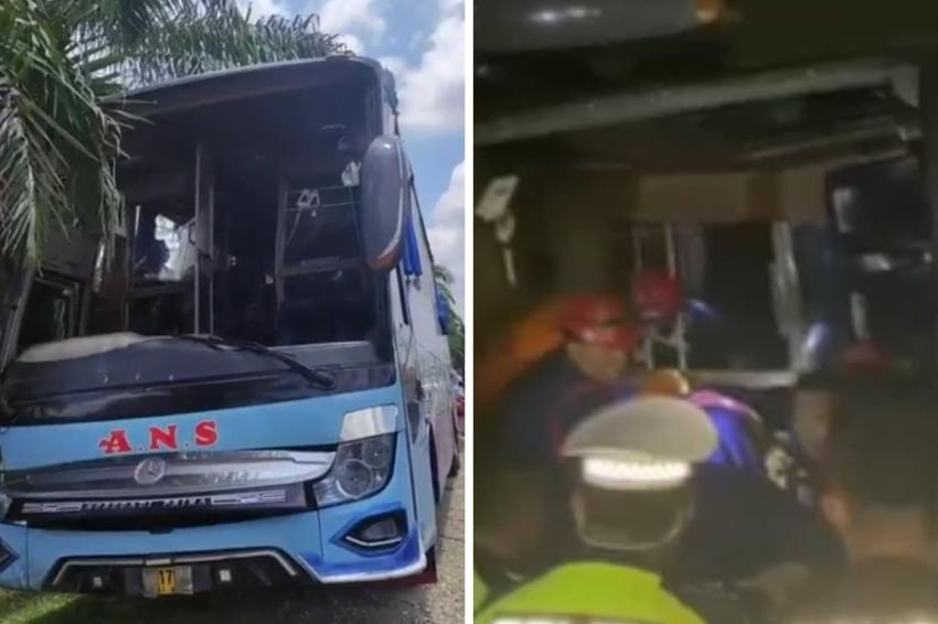 Bus ANS Terguling di Jambi, Dua Pemudik Asal Padang Tewas