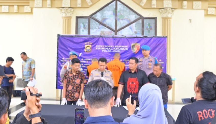 Polda Jambi Ungkap Kasus Illegal Drilling, Dua Pelaku Diamankan