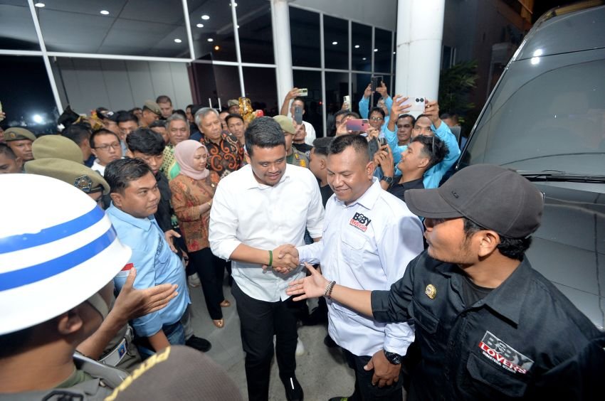 Pulang Retret di Akmil Magelang, Bobby Nasution Disambut Forkopimda