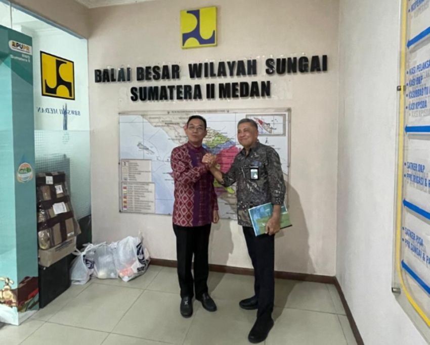 Wujudkan Ketahanan Pangan, Bupati Tapsel Temui Kepala BBWS Sumatera II Medan