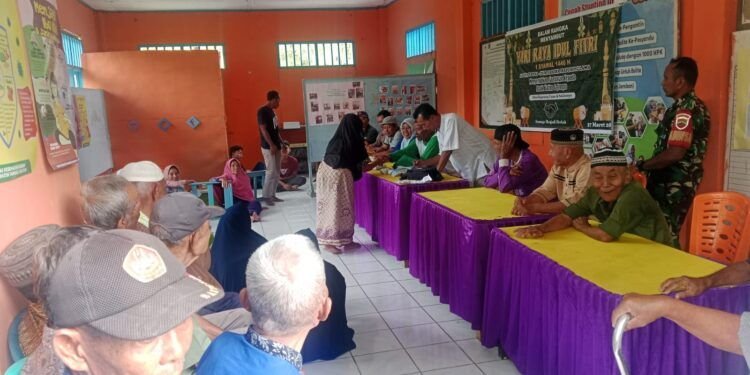 PUK Saroha Hapesong Gelar Kegiatan Sosial Menyambut Hari Fitri 1446 H di Batang Toru