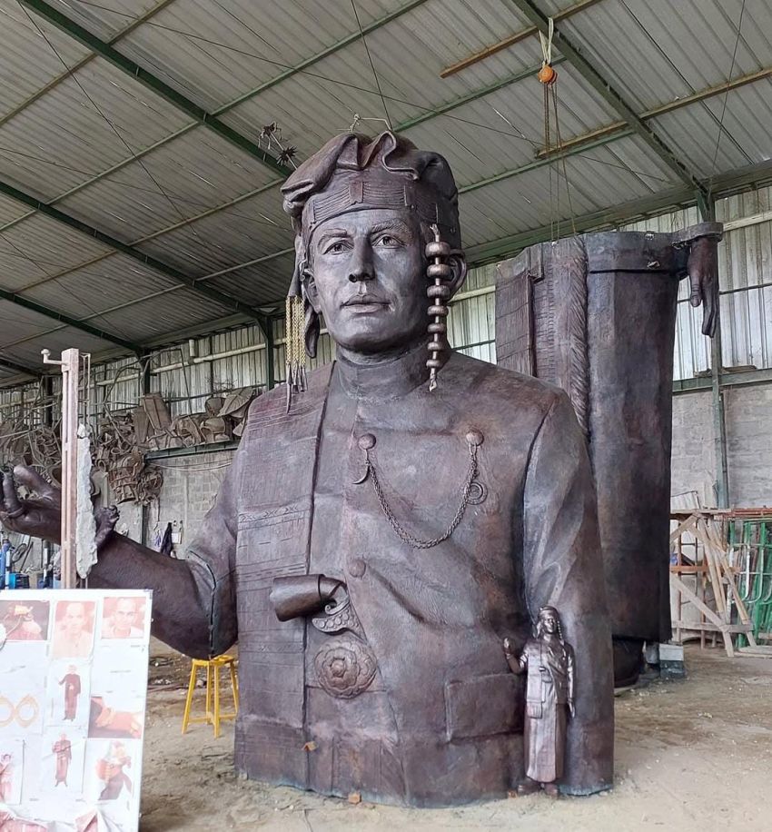 Patung Raja Siantar Sang Naualuh Damanik Tiba di Pematangsiantar, Siap Diresmikan untuk HUT ke-154
