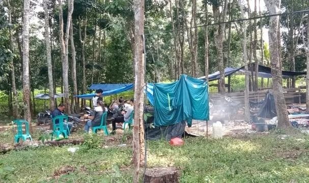 Olah TKP Terjadi di Lokasi Penembakan 3 Polisi oleh Oknum TNI di Way Kanan