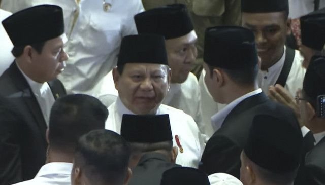 Presiden Prabowo Subianto Laksanakan Salat Idul Fitri di Masjid Istiqlal, Jakarta