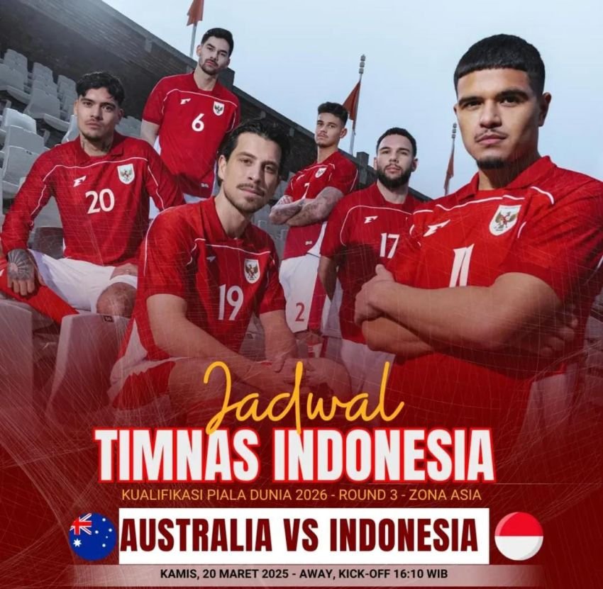 Jangan Lewatkan! Australia vs Timnas Indonesia, Dapatkan Link Live Streamingnya di Sini