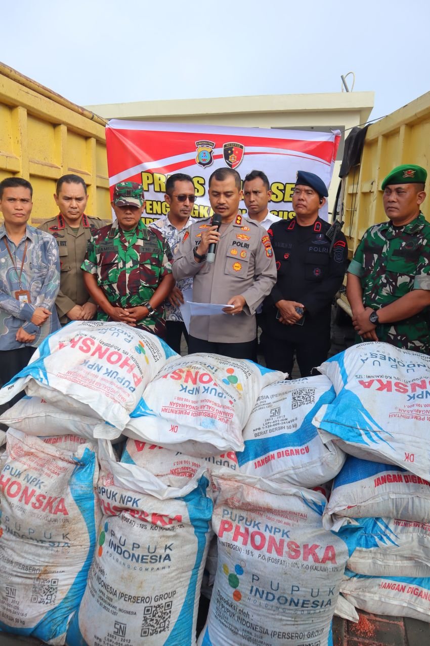Polres Tapsel Bongkar Peredaran Pupuk Bersubsidi Ilegal