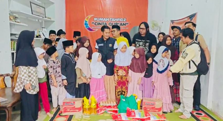 Tak Hanya Bagikan Sembako ke Rumah Yatim, Pengurus PWI Kota Jambi Turut Gelar Buka Bersama