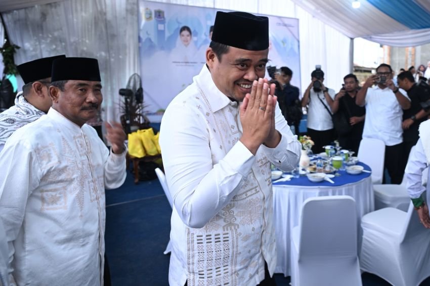 Gubernur Sumut Serahkan Bantuan untuk Pembangunan Masjid Fatahillah